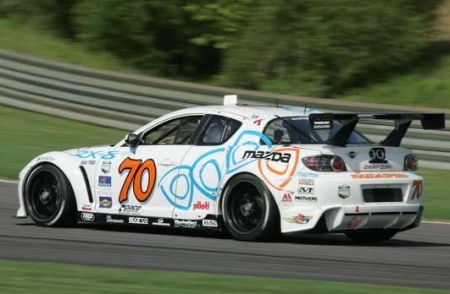 A háromrotoros forgódugattyús motorral szerelt Mazda RX-8 GT ismét a verseny leggyorsabb körét futotta.