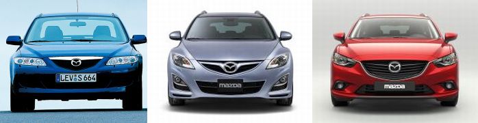 Mazda6 generációk