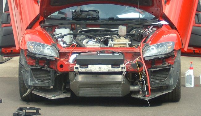 Mazda RX-8 turbósítás műhelyünkben.