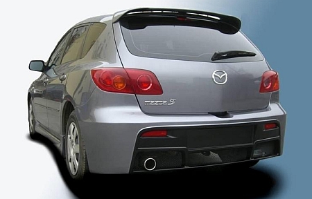 Mazda3 Sport hátsó PKF tuning lökhárító, alumínium ráccsal: 65208,-Ft (fényezés nélkül)