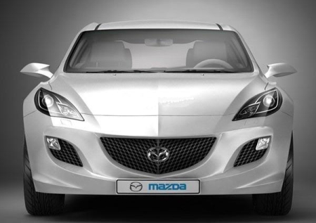 Talán ilyen agresszív megjelenésű lesz az új Mazda?