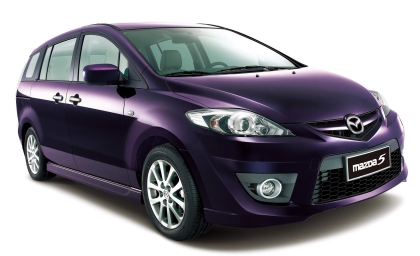 Mazda5 sötét szilva színben Mazda5 sötét szilva színben