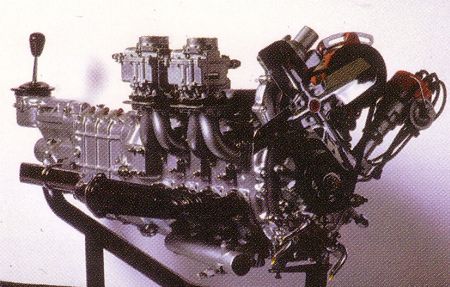 Mazda prototípus 3805 wankel motor.