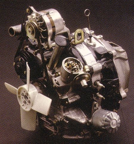 Mazda X002 prototípus wankel motor.
