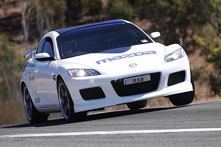 Mazda RX-8 Targa Tasmania Rally.