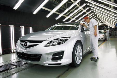 Mazda gyár.