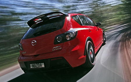 A Hármas MPS Mazda, ausztrál Extreme kivitelben.