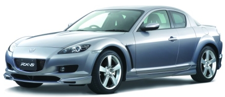 Mazda RX-8, az Mz Tune kiegészítőivel.