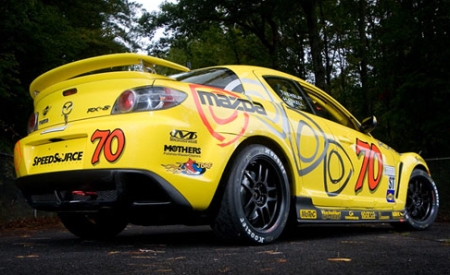 A Mazdaspeed aerodinamikai elemekkel 