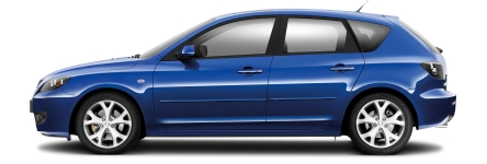 MAZDA3, a sikermodell.