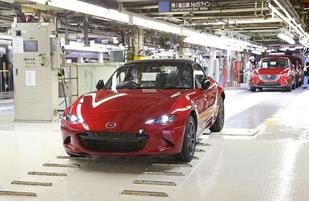 Megkezdődött az új Mazda MX-5 gyártása.