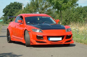 Csúcstámadás. Mazda RX-8 turbó.  