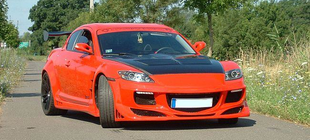 Csúcstámadás. Mazda RX-8 turbó.  