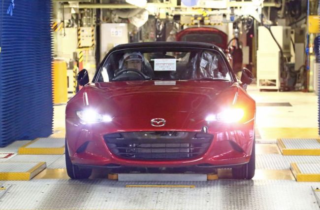 Elkezdődött az új Mazda MX-5 gyártása.