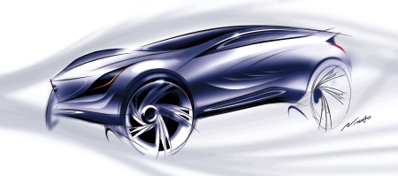 Mazda SUV tanulmány.