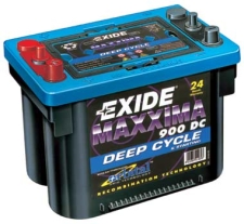 Exide Maxxima akkumulátor 900A indítóárama ellenére, hála a spirálcellás technológiának, a kisebb akkumulátorok helyére is befér. 