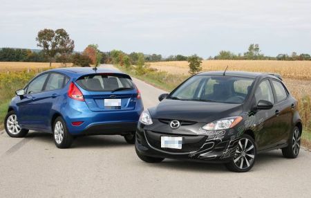 Ford Fiesta és Mazda2.