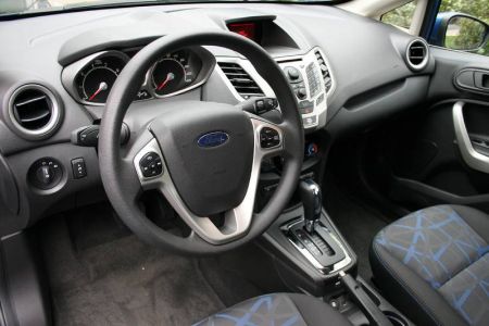 A Ford Fiesta műszerfala.