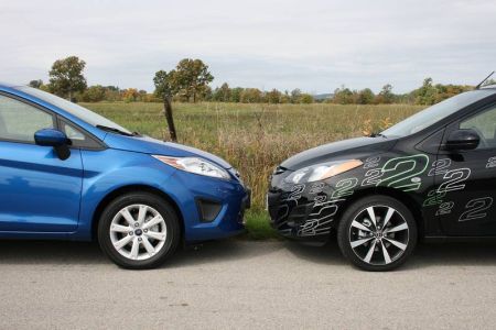 Ford Fiesta és Mazda2.