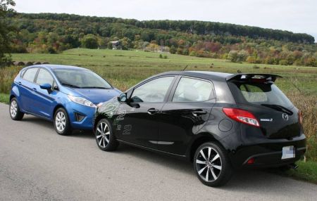 Ford Fiesta és Mazda2.