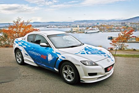 Mazda RX-8 hibrid Norvégiában.