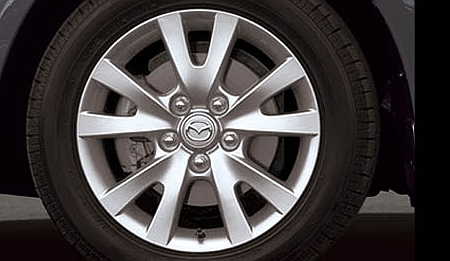 Mazda3 gyári 6,5x16 coll könnyűfém felni, csavarok nélkül: 58597,-Ft/db