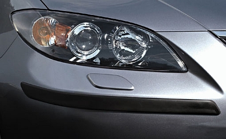 Mazda3 lökhárító védő, felragasztható gumi csík garnitúra: 23307,-Ft
