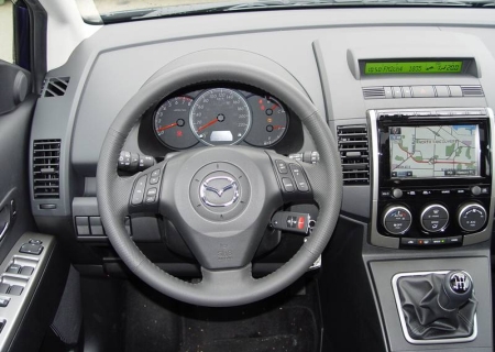 A Japánban összeszerelt Mazda5 kiviteli minősége példaszerű.