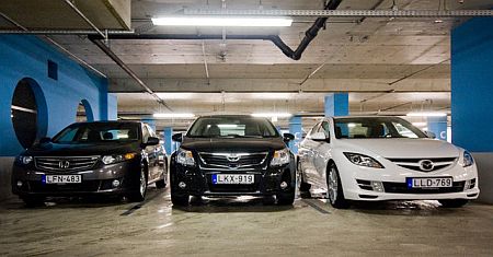 Mazda6, Toyota Avensis, Honda Accord