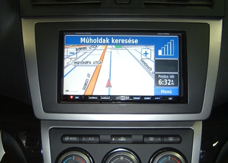 A Garmin alapú navigációs rendszer jól ismeri Magyarországot.  
