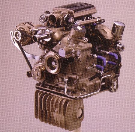 Mazda RE10X prototípus wankel erőforrás.