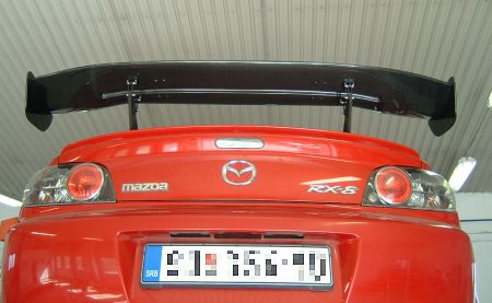 Mazda RX-8 hátsó szárny.