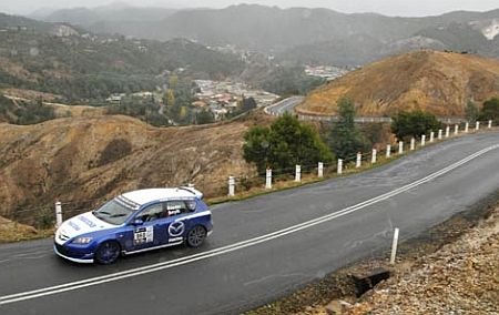 Mazda3 MPS a Targa Tasmania Ralin.