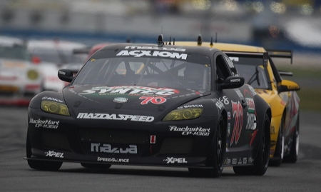 A Daytona-ban megrendezett Rolex 24 órás versenyen ismét bizonyította megbízhatóságát a Mazda RX-8 és a bolygódugattyús motor.